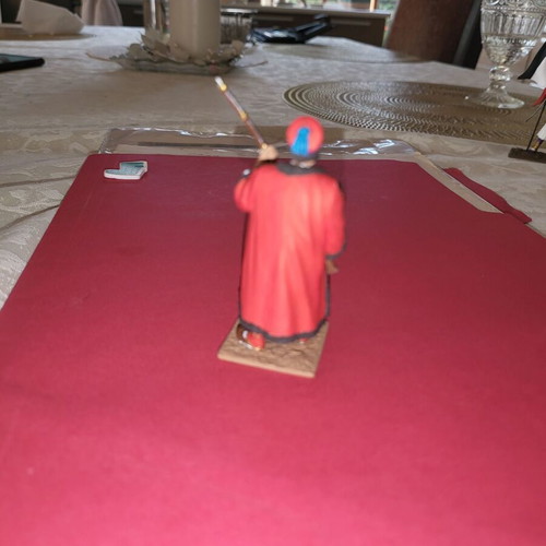Lead figure of soldier Papaflessas new, handmade painted
