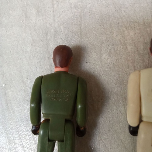 Lesney Space Men figures pack of 2 used, 1980s collectible
