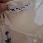 Bershka white halter neck top, size M, like new
