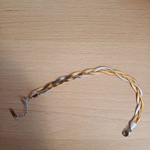 Bracelet like new, gold and silver colors