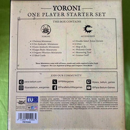 Conquest Yoroni one player starter set
