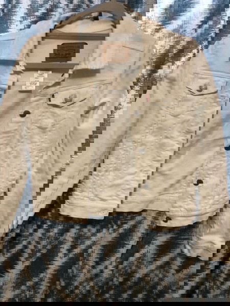 Μπουφάν τζιν Levi’s άσπρο