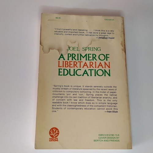 A Primer of Libertarian Education used book, English