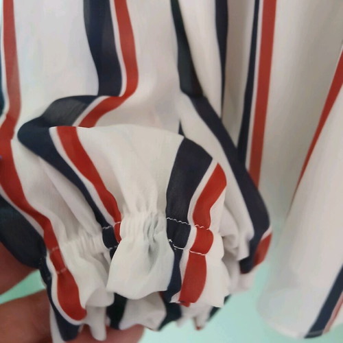 Twist & Tango striped blouse new, size M, polyester