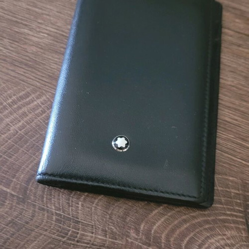Mont Blanc wallet black like new without box