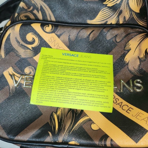 Versace Jeans backpack with baroque print like new