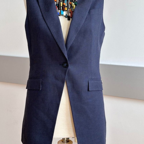 Jean Paul Vivienne Waistcoat like new, dark blue, size M