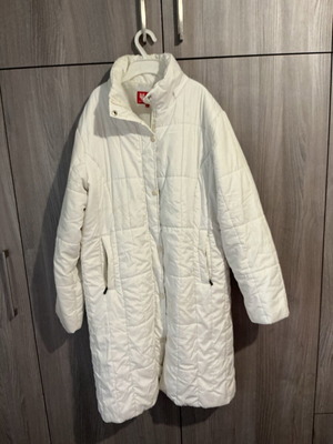 Long white jacket like new