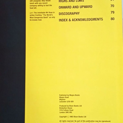 Guns N' Roses Hardcover Book by Mick St. Michael Like New, English