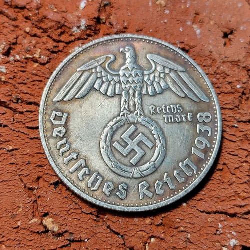 Deutsches Reich Coin 1938 Adolf Hitler Used