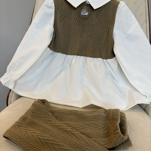 Girls' set new, shirt and pants for 2-3 years old