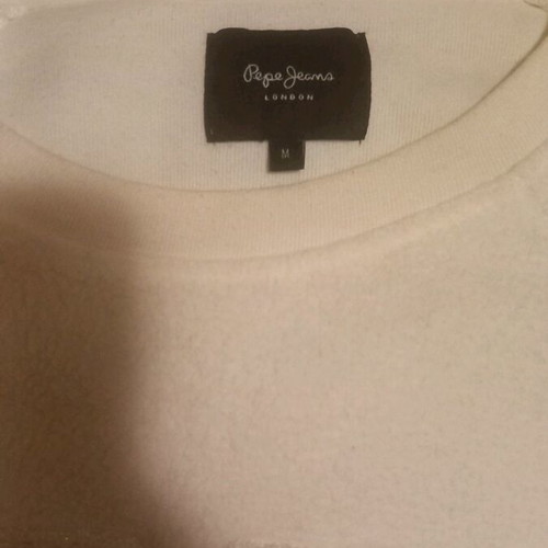 Pepe Jeans women's sweatshirt like new, white, size M