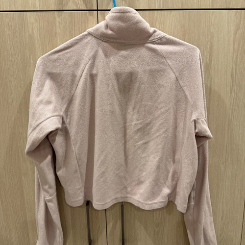 Columbia cropped fleece used, pink, size small