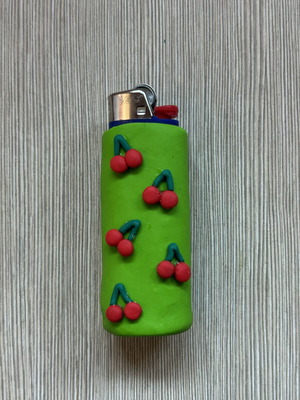 Lighter case handmade by fimo clay new
