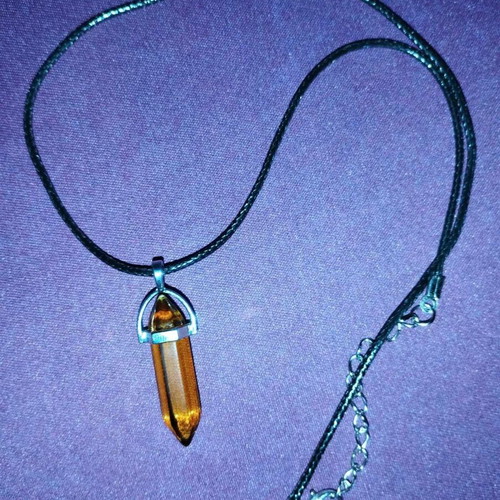 Necklace with crystals new, multicolored