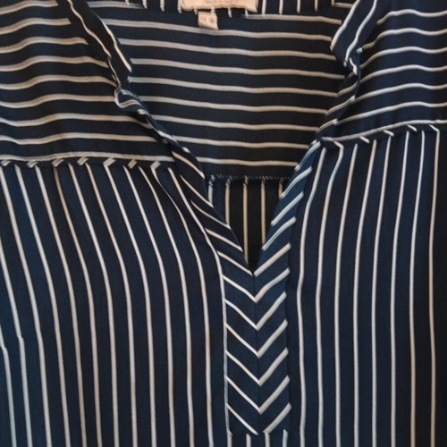 Tunic blue with white stripes like new, Spanish made