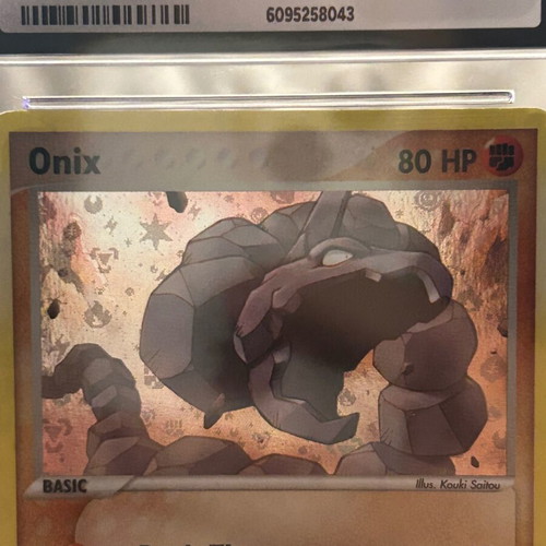 Pokémon card Onix (FL 42) EX FireRed & LeafGreen reverse holo used