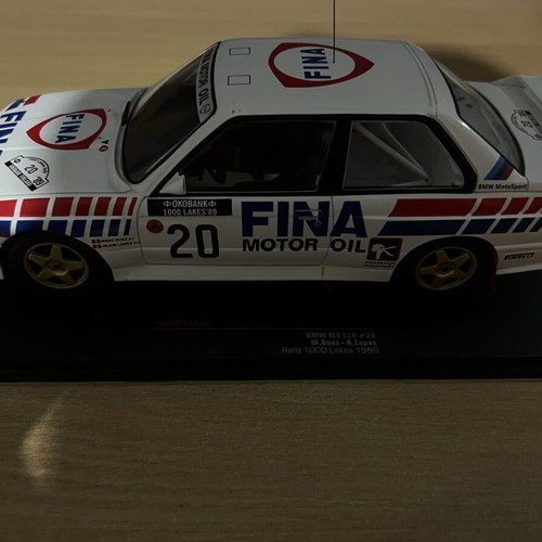 BMW M3 E20 Rally 1000 Lakes 1989 replica car