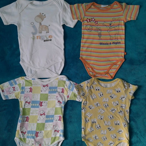 Baby clothes used, pack of 44 for boy 6-9 months size 74 cm