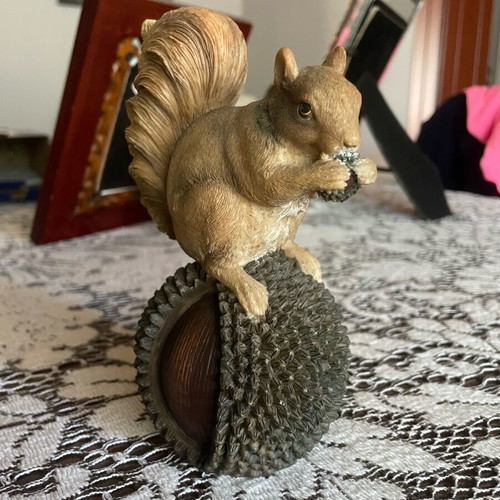 Decorative squirrel like new