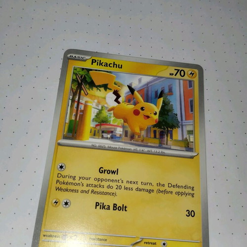 Pikachu card like new