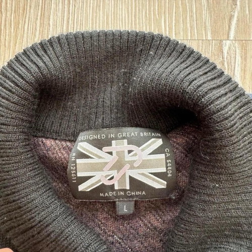 Black Watch England Merino Wool Cardigan men's size L used
