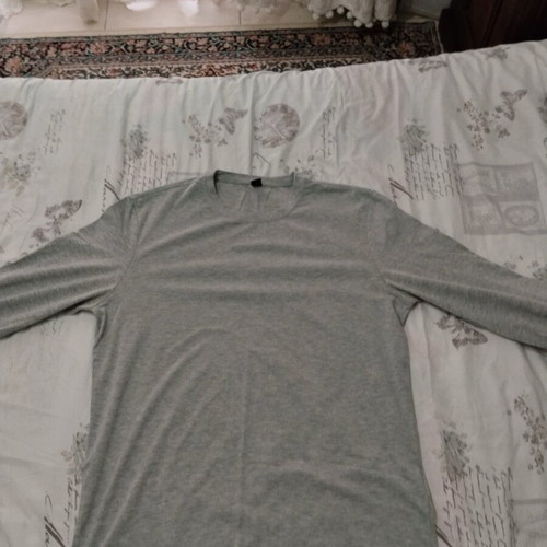 Men's long-sleeve gray shirt like new, size L