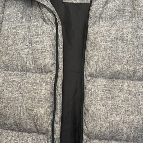 Men's puffer sleeveless jacket Primark used, grey melange