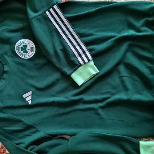 Panathinaikos Authentic Adidas Training Sweatshirt 2023-24 Like New