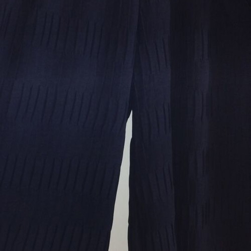 Pleated set used, dark blue, plus size