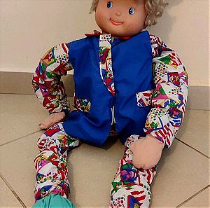 Strech double face doll δεκαετία 1990 κούκλα αγκαλίτσας