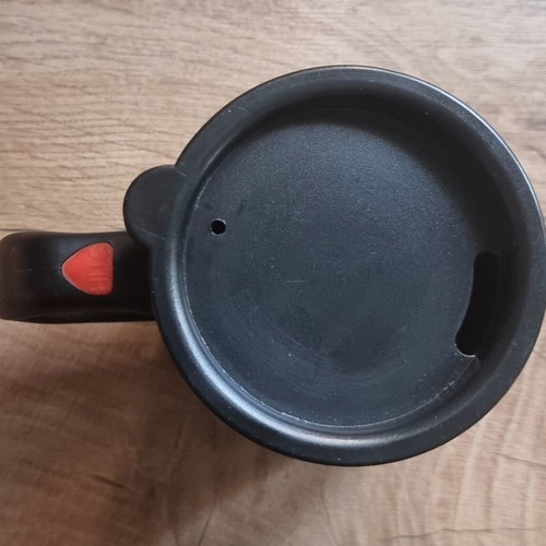 Tiger Mug with Stirrer like new, For Lazy Coffee Lovers