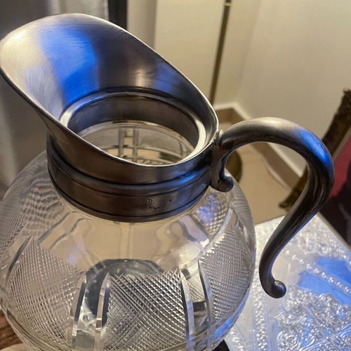 Crystal pitcher like new