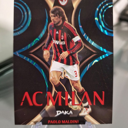Paolo Maldini Blue Wave Refractor card like new 2024-25 Forever Moments