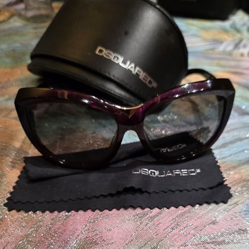 Dsquared2 sunglasses with original case and cleaning cloth