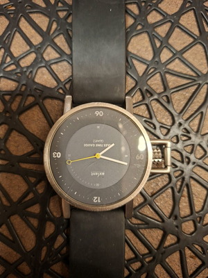 Axcent quartz watch men's used, silver