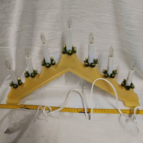 Christmas candlestick with 7 candles new