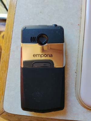 Emporia τηλέφωνο κινητό με πορτάκι μεταχειρισμένο, μαύρο, USB Type-C