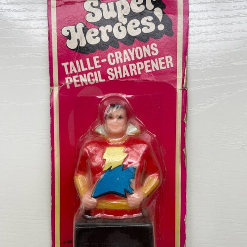 Shazam vintage 1975 pencil sharpener sealed new