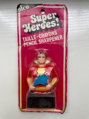 Shazam vintage 1975 pencil sharpener sealed new