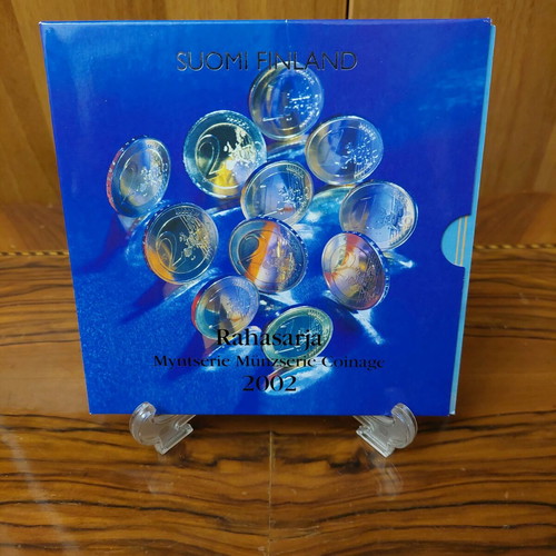 Official Finland Euro Coin Set 2002 new