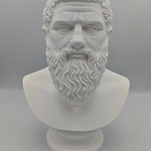 3D Printed Plato Bust new, high-quality decorative piece