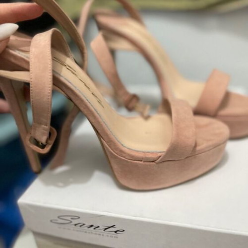 Sante nude pink sandals size 40