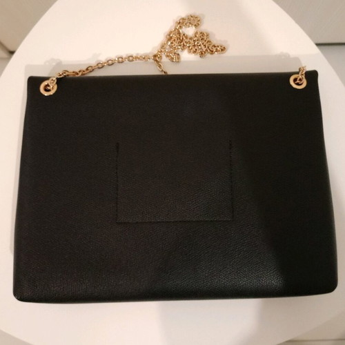 Black bag with gold chain like new