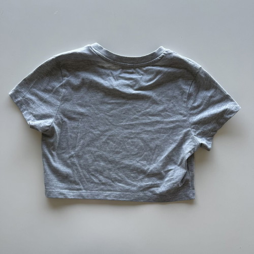 Sugarfree Γκρι Κοντομάνικο Crop Top Medium σαν καινούργιο