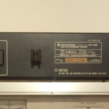 Kenwood KT-30 analog radio used