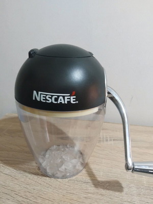 Nescafe ice crusher used