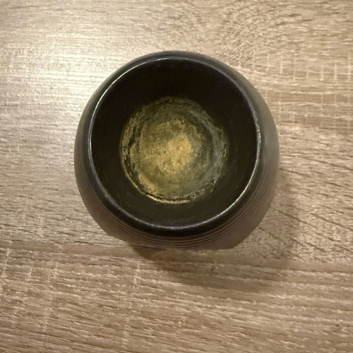 Apivita ceramic essential oils candle holder used