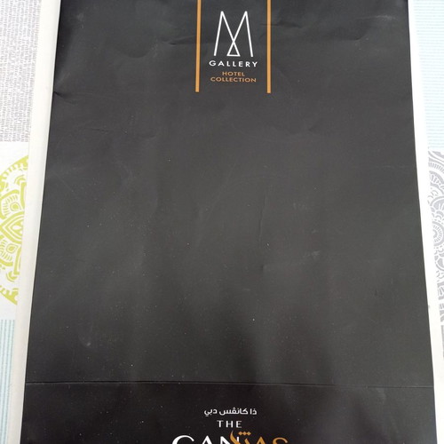 Dubai The Canvas packaging paper bags used