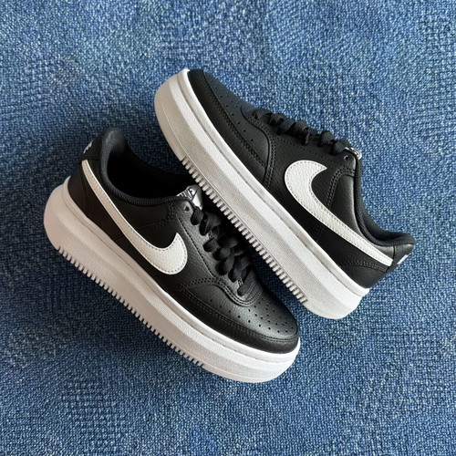 Nike Court Vision Alta women's sneakers, black, size 37.5